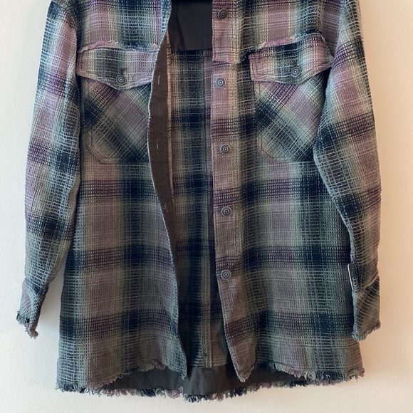 Free People Anneli Plaid Shirt Jacket - Picture 12 of 12